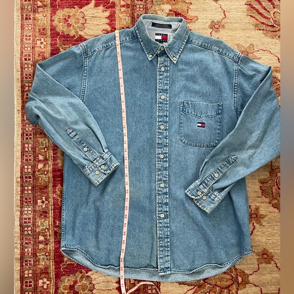 Vintage Tommy Hilfiger Denim Button Down - Picture 3 of 4
